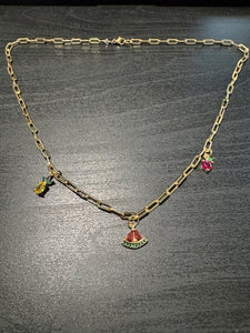 Matilda Fruit Charm Necklace
