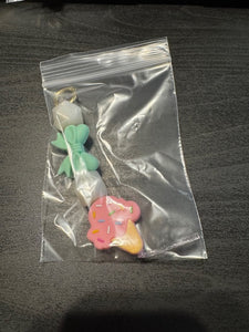 Silicone Ice Cream Keychain