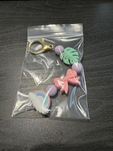 Silicone Rainbow Keychain