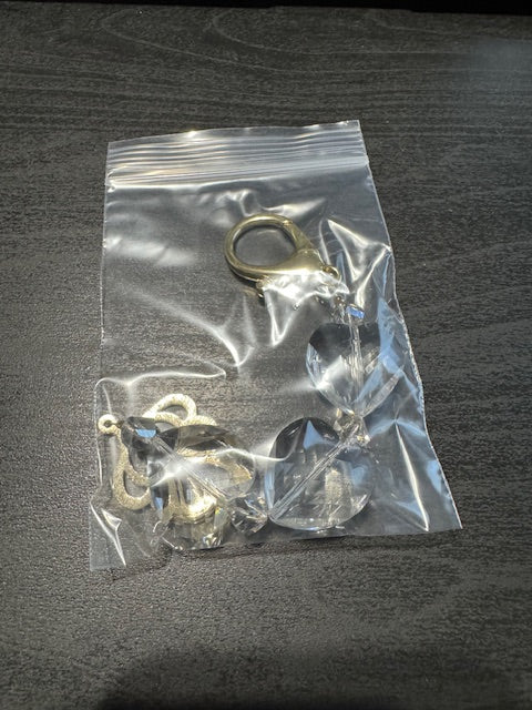 Crystal Heart Keychain