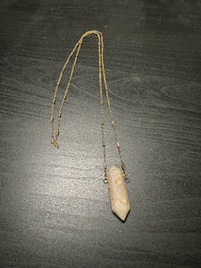 Sloane Stone Pendant Necklace