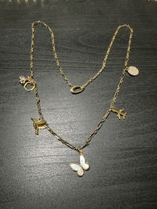 Kennedy Flying Charms Necklace
