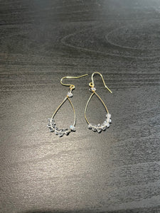 Layla Teardrop Herkimer Earrings