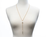 Necklace length to Y is: 27"  Necklace length to bottom of pendant is: 37"