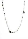 Ayumi Black Druzy Necklace