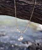 Iris Gold Tipped Shell Necklace