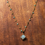 Bridget Pyramid Pendant Necklace