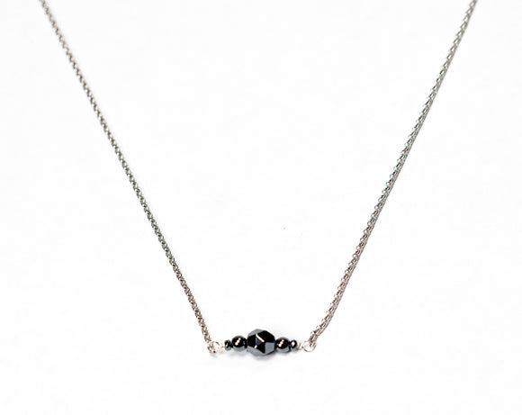 Jodie Hematite Choker Necklace