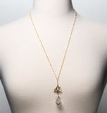 Madison Pyramid Lotus Necklace