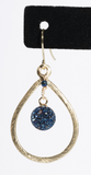 Miriam Multi Color Druzy Drop Earrings