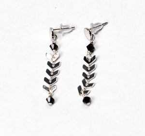 Georgia Leaf Chain Earring