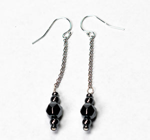 Irene Hematite Earring