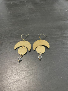 Dominique Crescent/Circle Earring