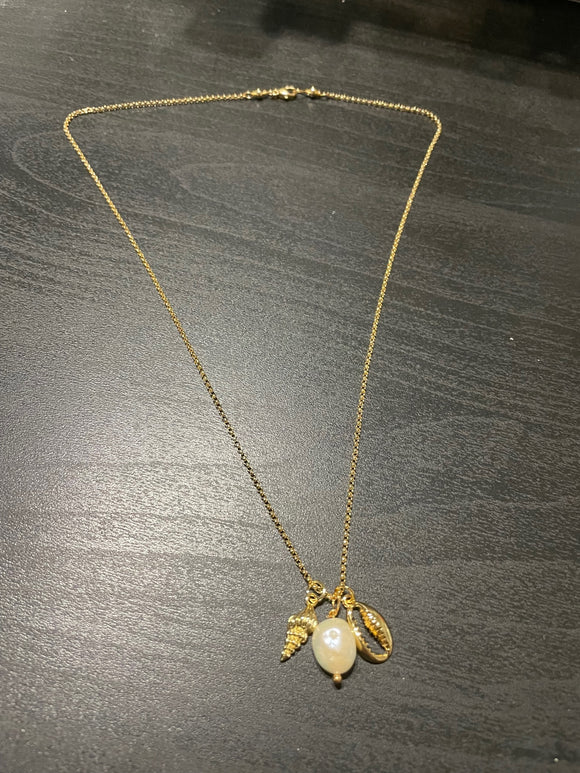 Britta Shell Charm Necklace